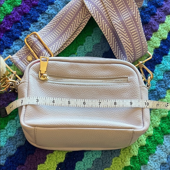 Pom Pom Original Bag and Charm Keychain with Gold Leaf Accent - Pom puff - Picture 5 of 12